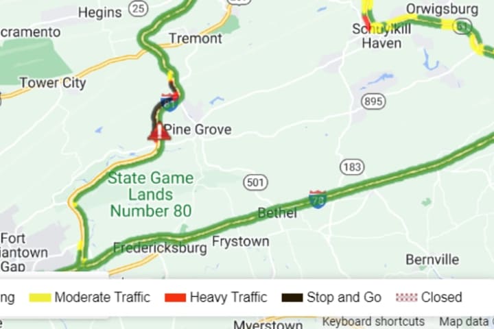 Tractor-Trailer Driver Hospitalized, I-81 Reopens After Crash In Lebanon County (UPDATE)