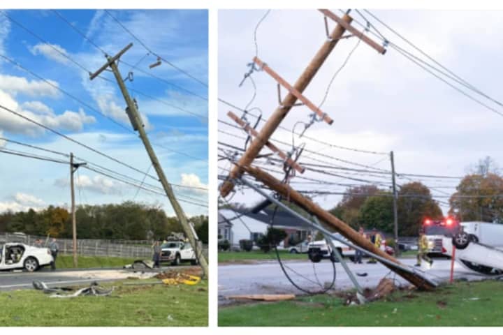 1 Dies Following 3 Separate Cars Slamming Into Utility Poles In South Central PA Over 15 Hours