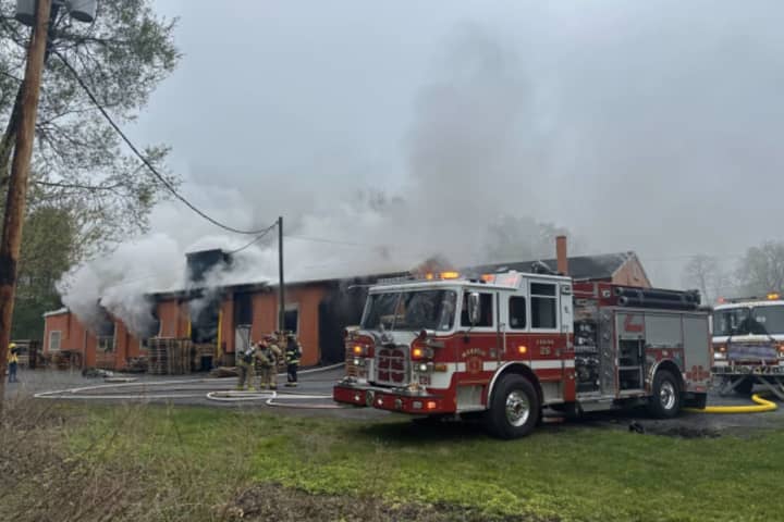 Rt 72 Closes As Injury Reported At Manheim Business Fire (DEVELOPING)