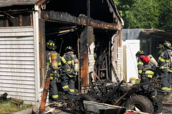 Fire Ravages Wyckoff Garage