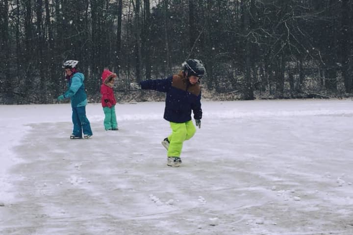 Frozen: Private Frog Pond In Trumbull Is Open For Skating, Hockey