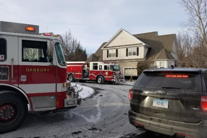 Firefighters From Danbury, Stony Hill Team Up To Solve Water Problem