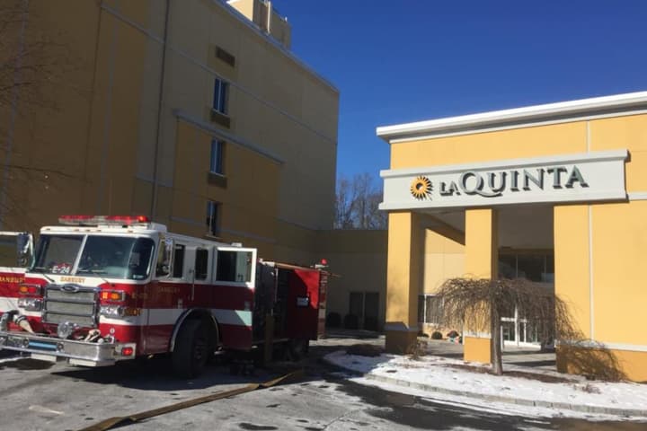 Danbury Firefighters Tackle Blaze In Elevator Shaft At La Quinta Hotel