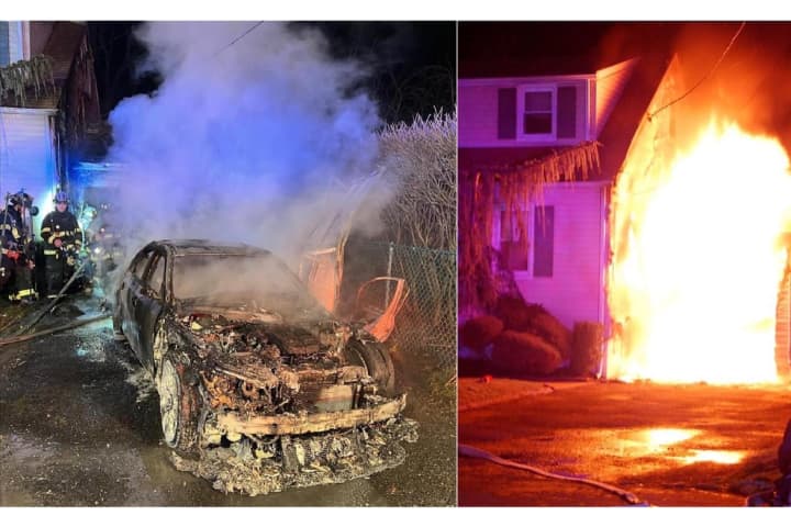 Firefighters Contain Vehicle Blaze To Garage Of Bergenfield Home