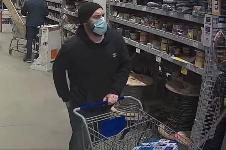 Man Wanted For Allegedly Stealing $1.4K Worth Of Items From CT Lowe's Store