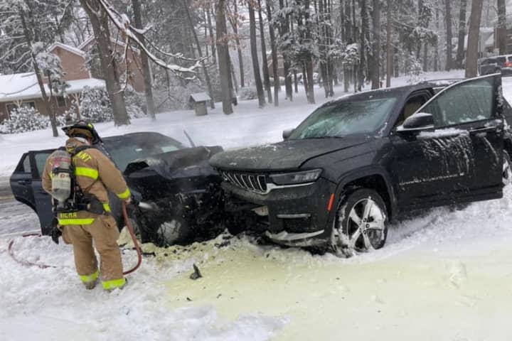Three Hospitalized After Head-On Hampden County Crash During Storm