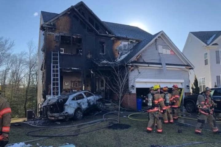 SUV Explodes After Crashing Into Middle River Home, 2 Hurt