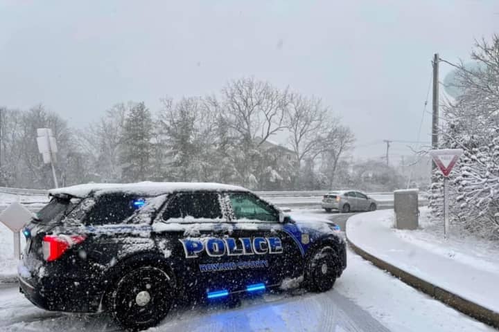Snow Plow Driver Found Shot Near Howard County School Dies At Hospital, Police Say