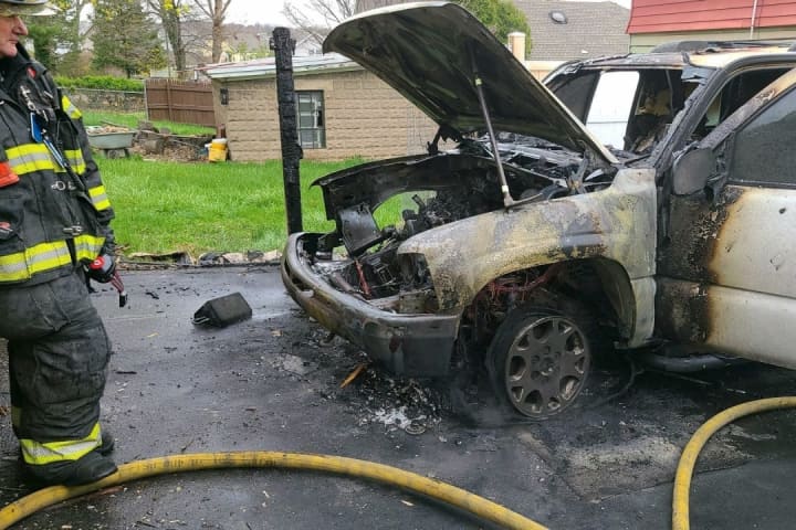 Truck Fire Near Haledon School Quickly Doused