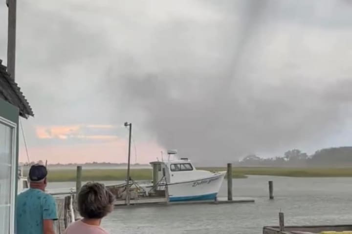 Waterspout Devastates Smith Island In Maryland During Storm