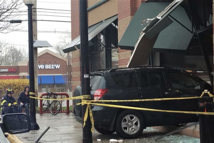 SUV Crashes Into Clifton Commons Barnes & Noble