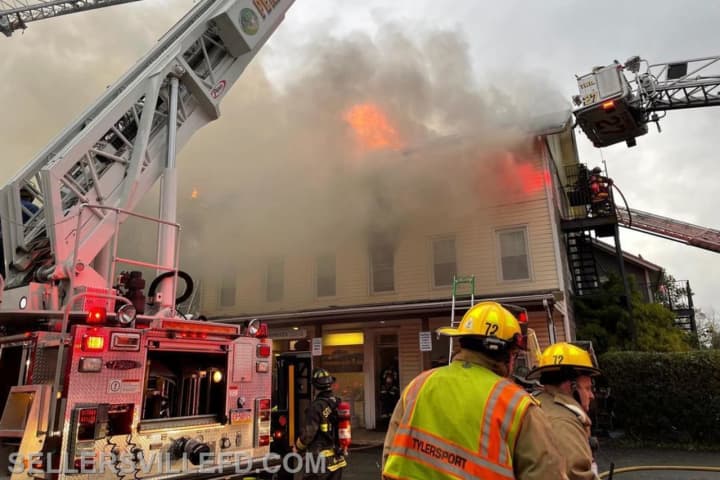 14 Residents Displaced After Fire Breaks Out In Bucks County Mixed-Use Building