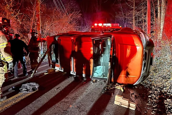 Person Trapped After Vehicle Rolls Over In Northern Westchester