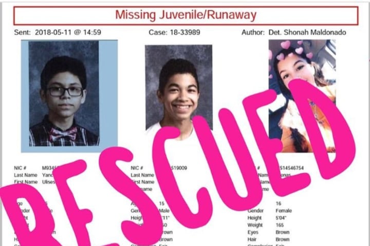 UPDATE: Three Missing New Jersey Teens Found
