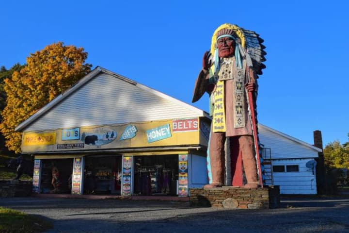 Infamous Native American Statue Along Mohawk Trail In Western Mass Removed