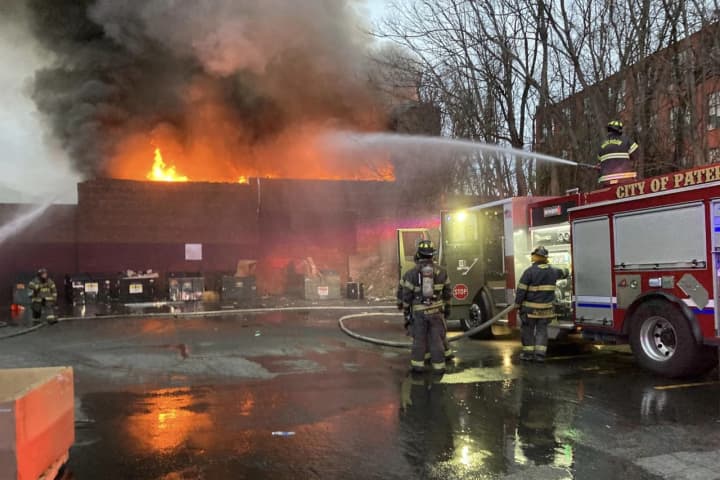 UPDATE: Ferocious Fire Destroys Building Housing Longtime Pickle King Business In Paterson