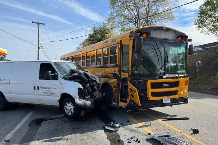 No Injuries Reported Following School Bus Crash On Route 20 In Auburn: Police