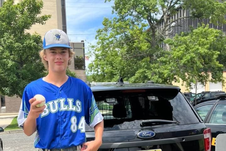 Grand Slam! Millville Police Car Smashed By Teen's Baseball Blast