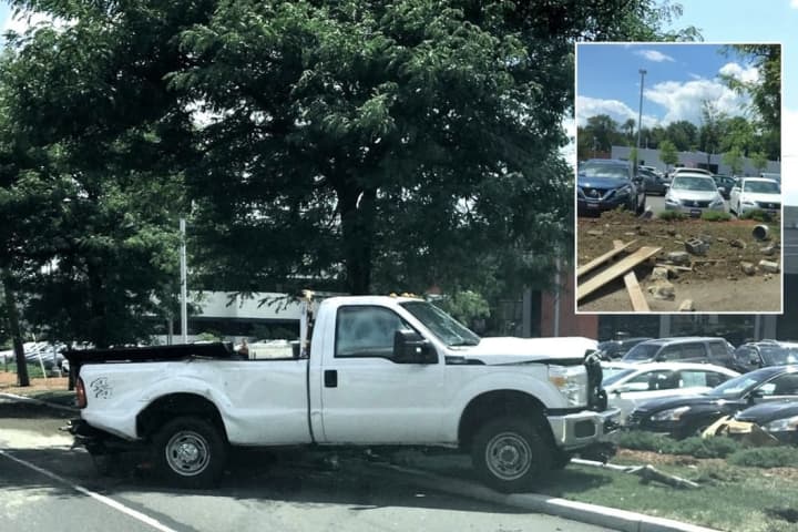 Pickup Dumps Concrete In Route 17 Crash Just South Of Ramapo Border