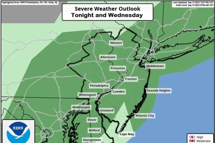 Tornado Possible, Flood Watch Issued Across 18 NJ Counties As Thunderstorms Loom