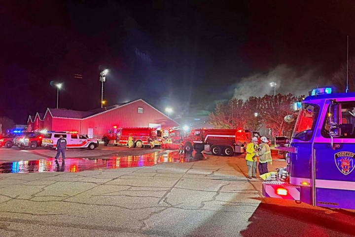 Firefighters Battle Heavy Blaze At Skylands Stadium In Sussex County: Authorities