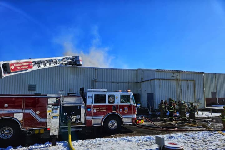 Firefighters Battle Two-Alarm Warehouse Fire In Frigid Temps: Raritan Responders