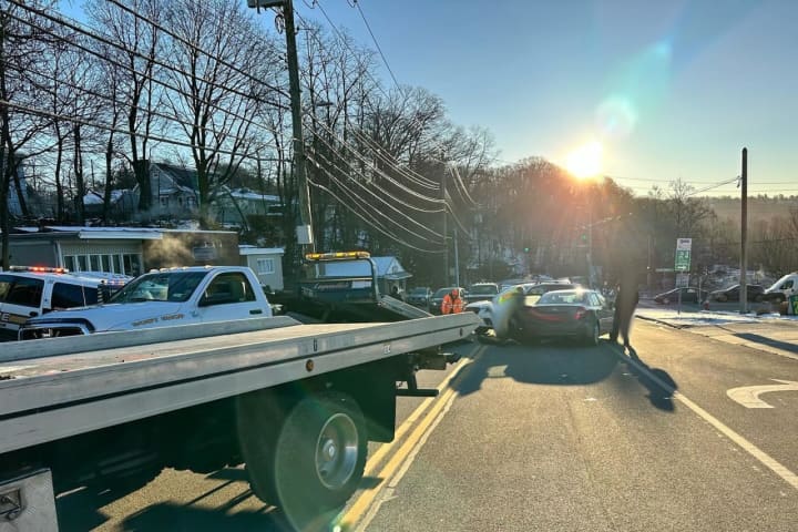 Person Taken To Hospital After Crash At Busy Hudson Valley Intersection