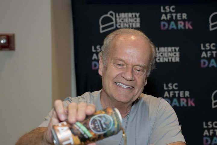 The Doctor Is In: Kelsey Grammer Pours Drinks At Liberty Science Center