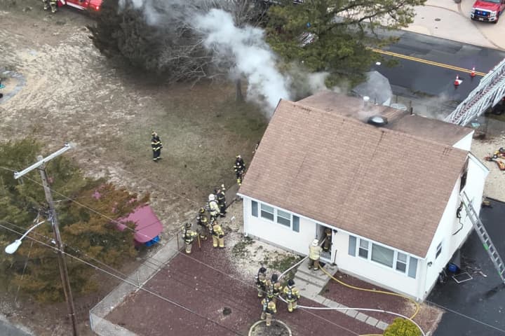 Firefighter Injured, House Destroyed By Fire In Toms River