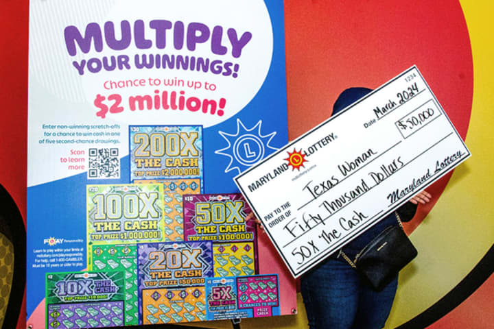 Texas Woman Returns Home To Maryland, Wins $50K Playing Lottery Scratcher
