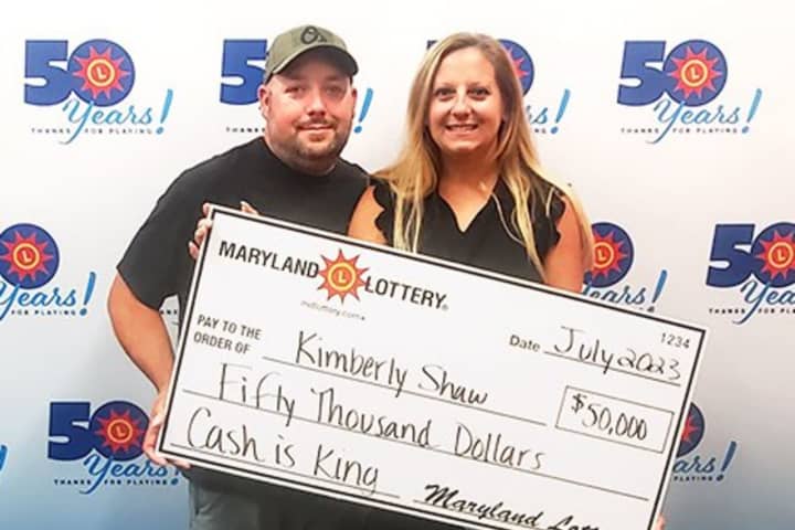 Third Time Is A Charm For Free-Rolling Mechanicsville Couple Who Claim $50K MD Lottery Prize
