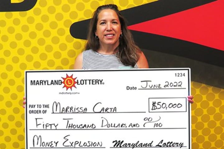 Fredericksburg Woman Wins $50K Playing Maryland Lottery
