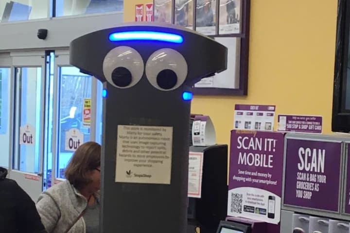 COVID-19: Stop & Shop Responds To Social Distancing Concerns About Marty The Robot