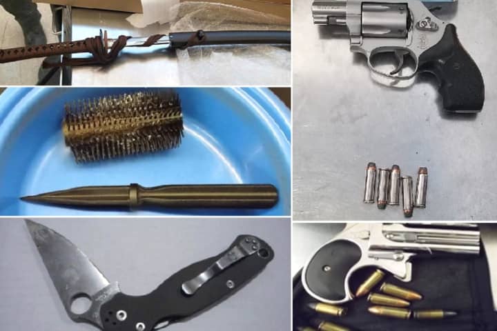 TSA: Passenger Tries Bringing Large Sword Onto Plane At Newark, Other Weapons Seized Nationwide