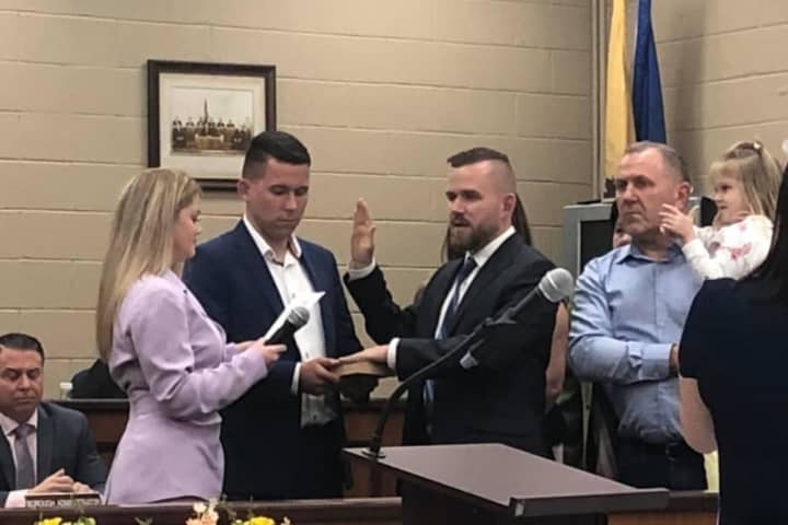 Dan Golabek, 24, Sworn In As New Elmwood Park Mayor