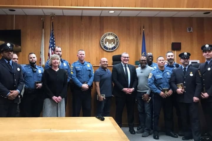 HEROES: Englewood Police, Firefighters, Dispatcher DPW Workers Save Lives