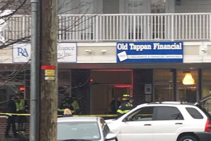 SUV Plows Into Entrance Of Old Tappan Mixed-Use Building