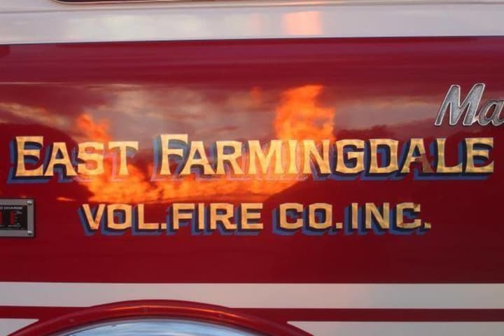 Garage Fire Breaks Out In Farmingdale