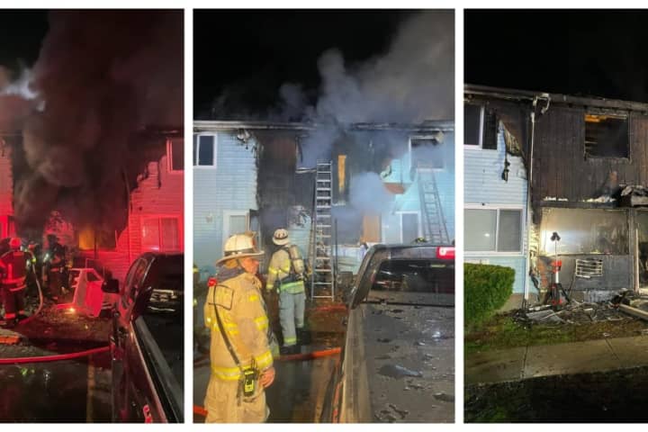 1 Dead In Large Apartment Fire In Moosup, Police Say.
