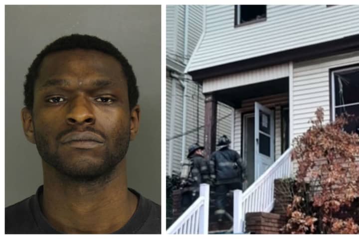 Newark Firefighters Capture Accused Arsonist On Roof Of Burning Home