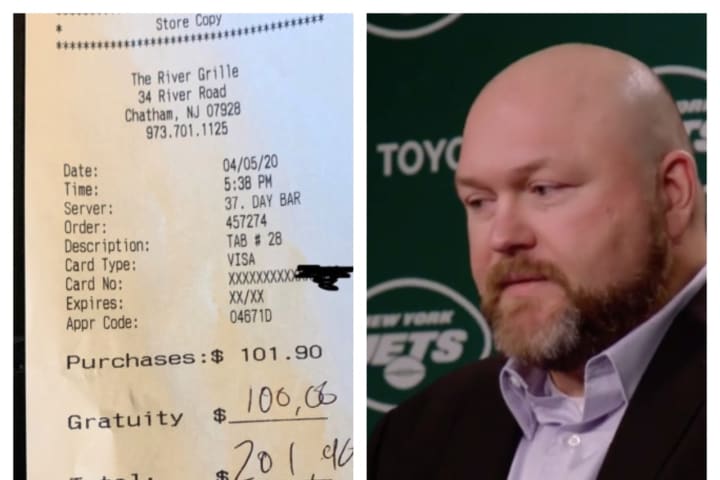 NY Jets GM Joe Douglas Keeps Leaving Fat Tips At Morris County Restaurant