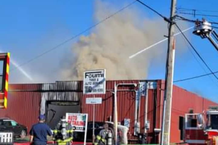 Person, Cars Burn When Central PA Body Shop Catches Fire: Authorities