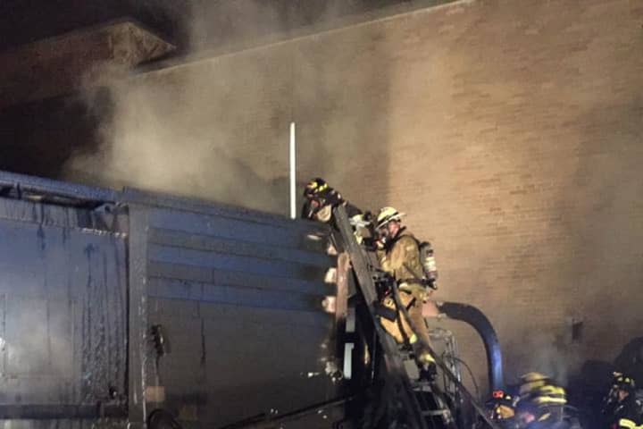 Firefighters Put Out Blaze In Front Of Bell Middle School
