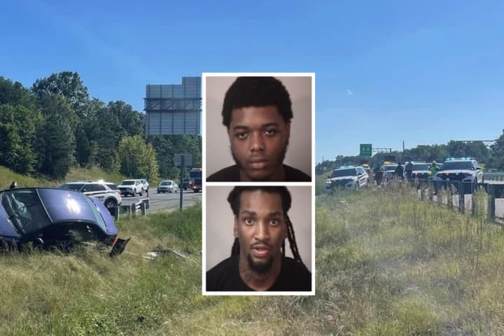 Laurel Carjacker Wrecks Stolen Vehicle In Wild I-95 Pursuit With Brother, Baby, Loaded Guns: PD