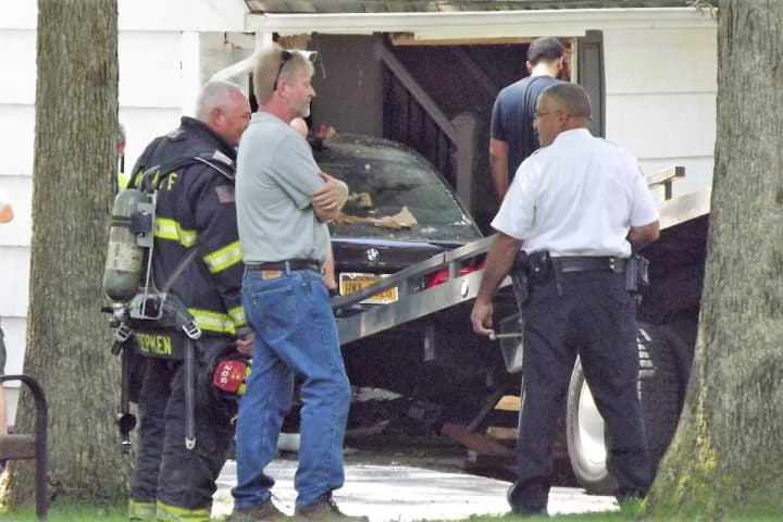 Visiting Driver, 84, Plows BMW Into First-Floor Room Of Wyckoff Home
