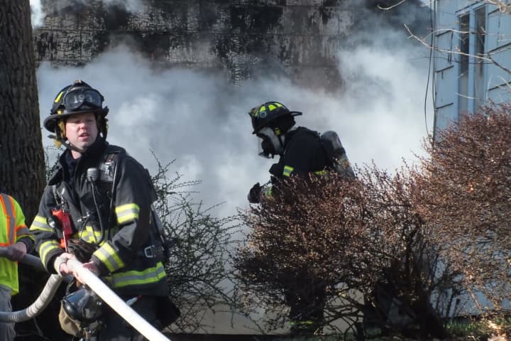 Firefighters Douse Ridgewood Garage Blaze