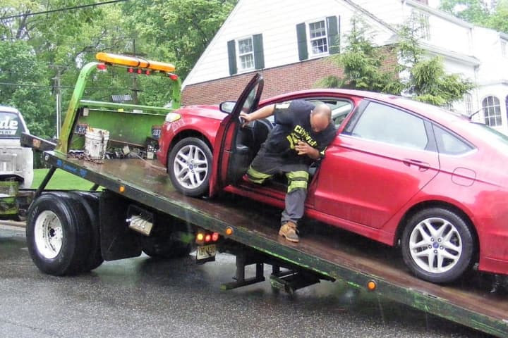 Driver Taken Into Custody After Pulling Into Ridgewood Driveway