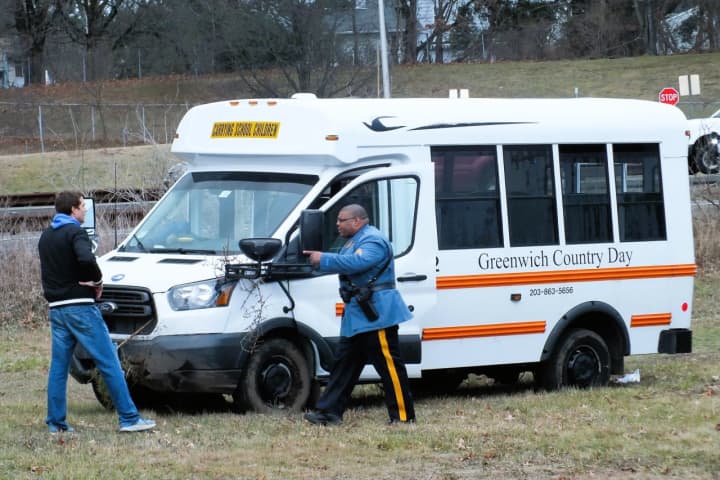 Teens OK After Minibus From Greenwich Country Day School Careens Across Entire Parkway