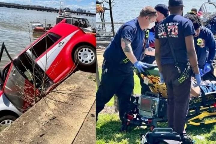 Driver Rescued After Plowing Into Potomac River In DC: Fire Officials