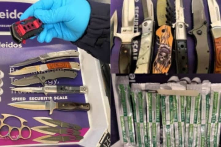 More Than 20 Weapons Seized From Virginia Man's Bag At Reagan National Airport
